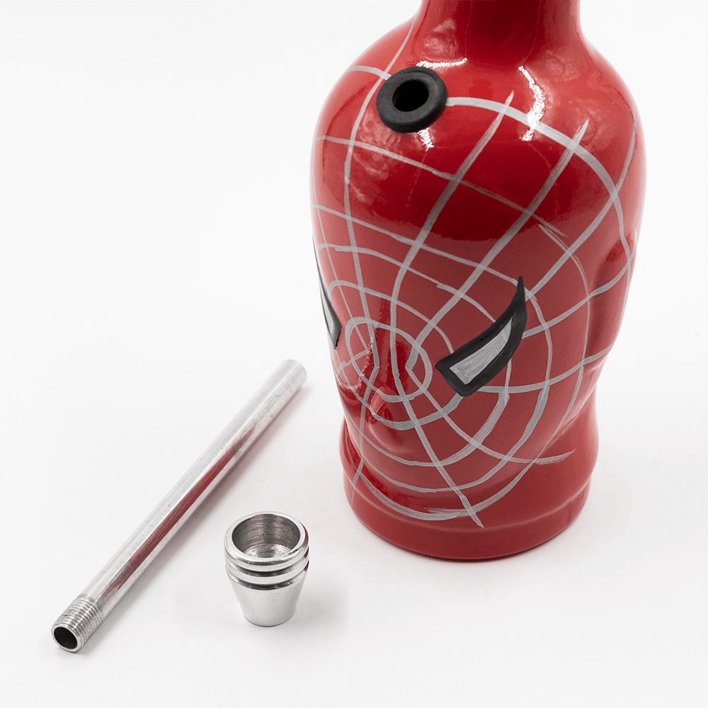 Red Super Mask Ceramic Bong The Bong Shop