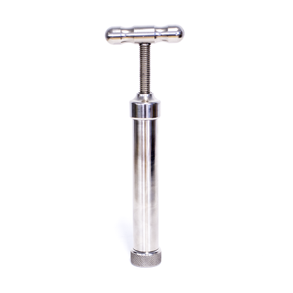PRESS - LARGE STEEL PRESS 19mm x 138mm The Bong Shop