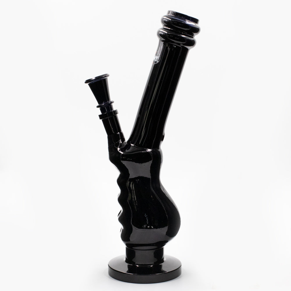 Fisty Glass Bong - Black Planet X