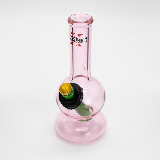 PLANET X - MERCY - PINK GLASS MINI BONG Planet X