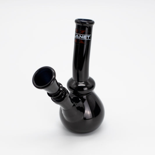 PLANET X - ATOMIC - BLACK GLASS MINI BONG Planet X