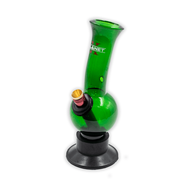 Flare Glass Bong - Green Planet X