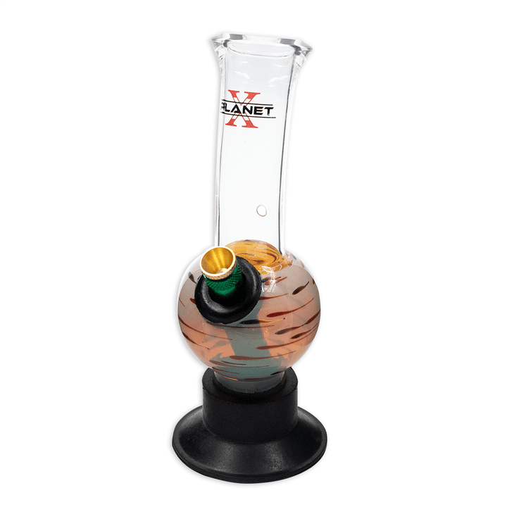 Flare Glass Bong - Handpainted Planet X