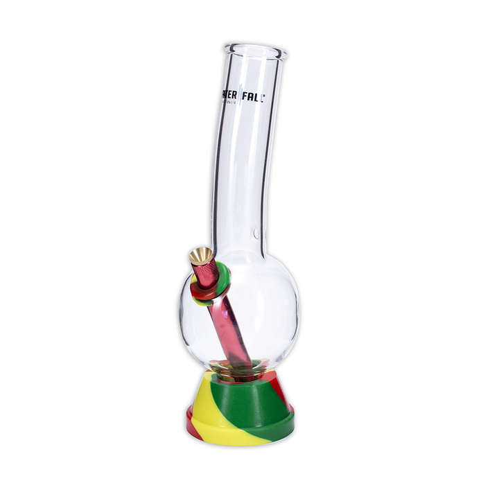 Decimator Glass Bong - Rasta Waterfall