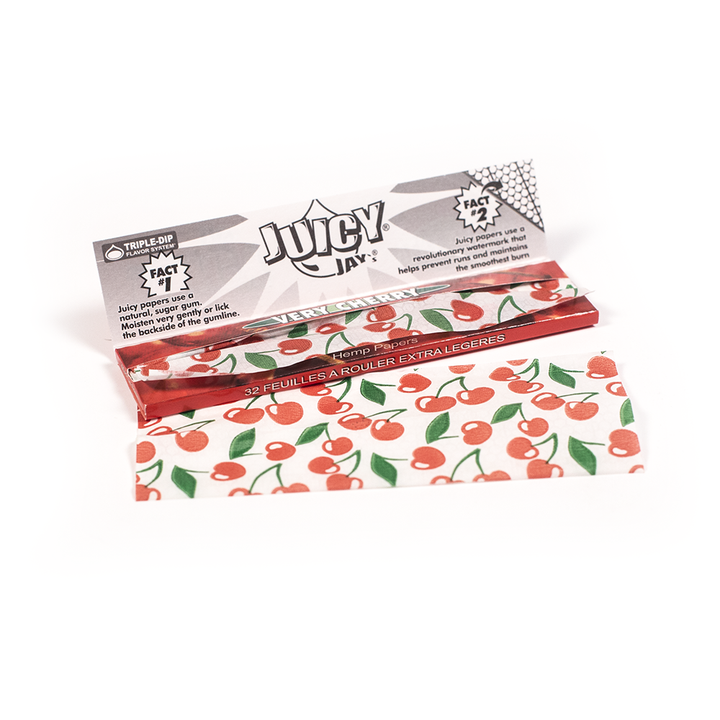 Juicy Jay's Papers Hemp Cherry K/s Slim Printed Juicy Jay's