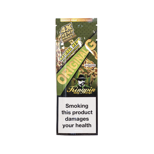 KINGPIN HEMP WRAP - ORIGINAL G 4x NO TOBACCO Kingpin