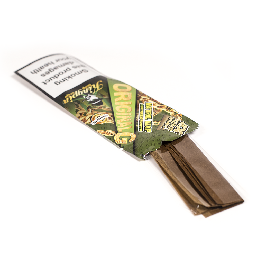 KINGPIN HEMP WRAP - ORIGINAL G 4x NO TOBACCO Kingpin