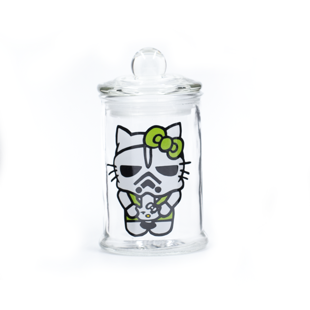 Badass Stash Jar - Gas Mask Kitty (150ml) Waterfall