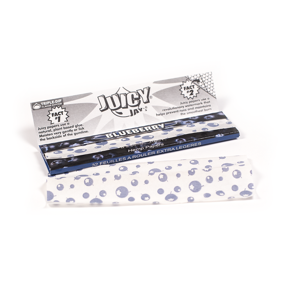 JJs PAPERS HEMP BLUEBERRY KS SLIM PRINTED The Bong Shop