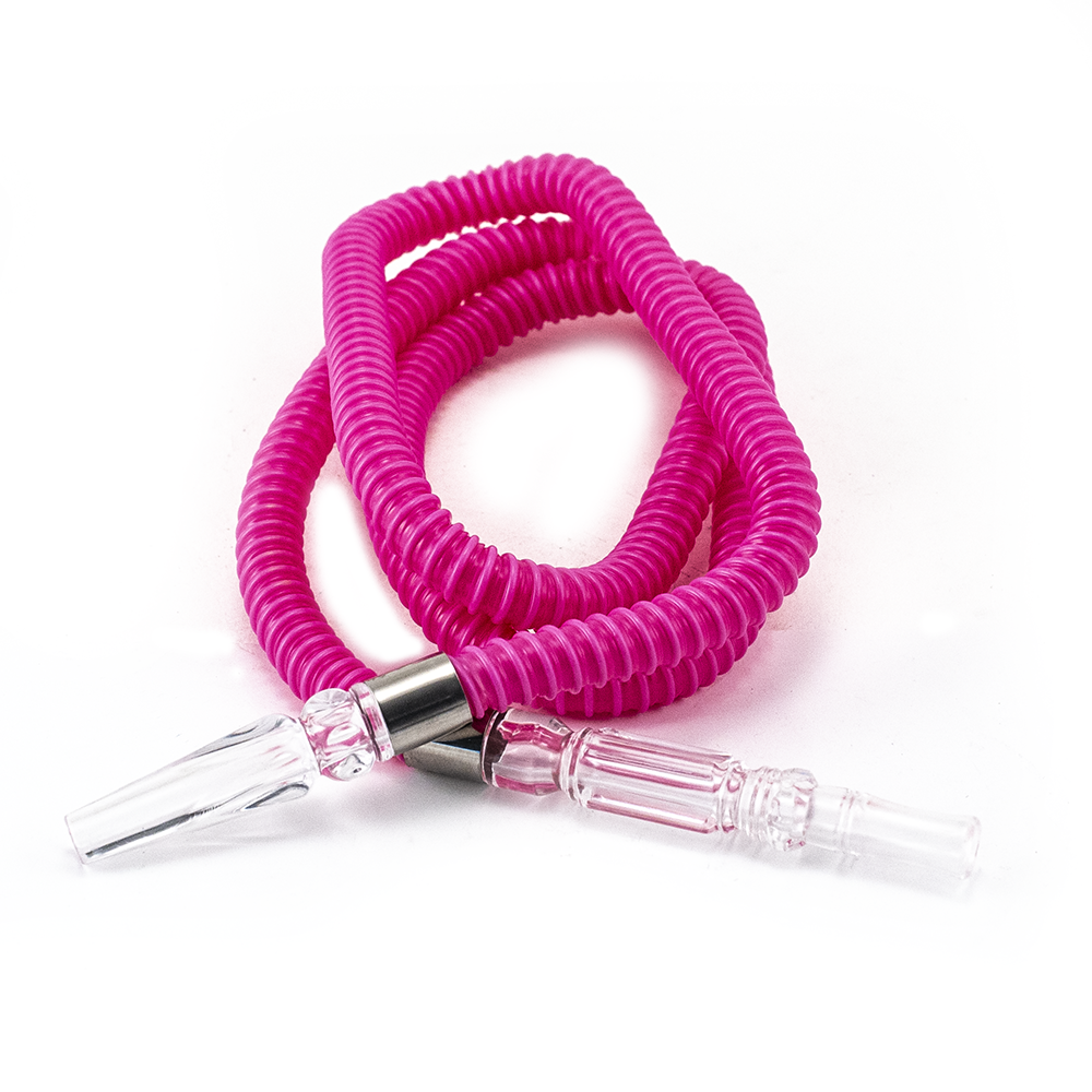 SPARE HOSE 1.5M PLASTIC MED HOOKAH MIX CLR The Bong Shop