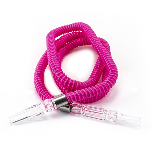 SPARE HOSE 1.5M PLASTIC MED HOOKAH MIX CLR The Bong Shop