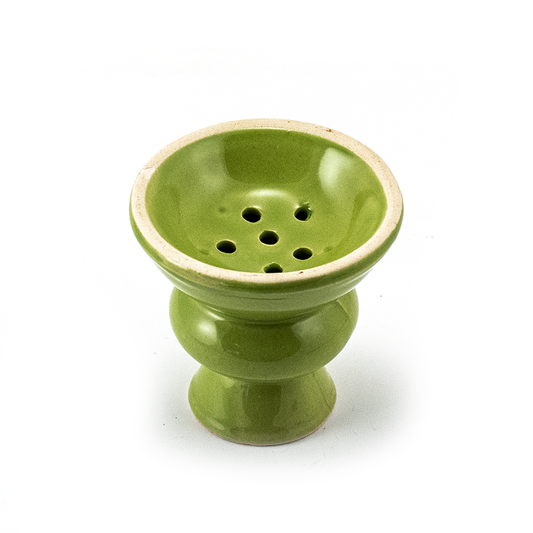 SPARE HOOKAH BOWL - LARGE - CERAMIC - GREEN The Bong Shop