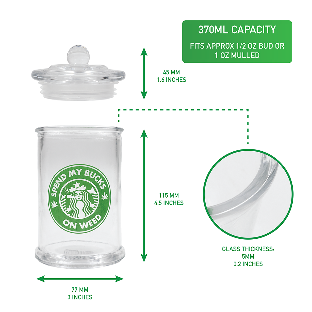 Badass Stash Jar - Spend My Bucks (370ml) Badass