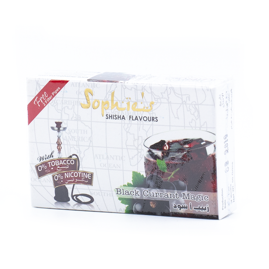 SOPHIES TOBACCO FREE MOLASSES BLACK CURRANT MAGIC FLAVOUR The Bong Shop