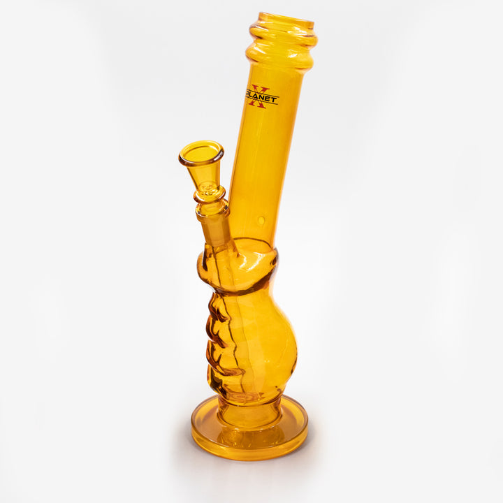 Fisty Glass Bong - Yellow Planet X