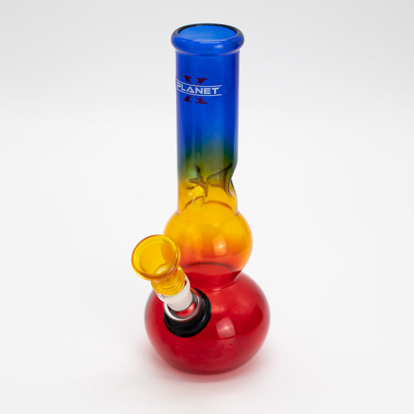 Kronos Mini Glass Bong - Rainbow Planet X