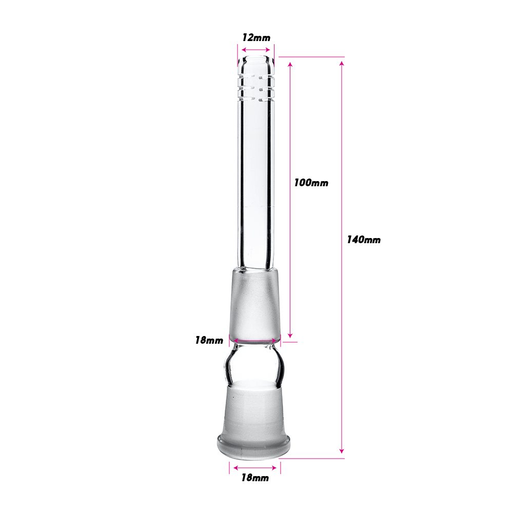 Glass Slider Stem - 10cm (18mm Fit) The Bong Shop