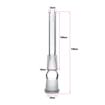 Glass Slider Stem - 10cm (18mm Fit) The Bong Shop