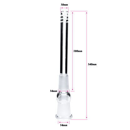 Glass Diffuser Stem - 10cm The Bong Shop
