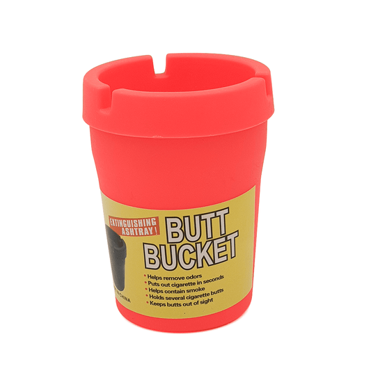 ASHTRAY - ASH BUCKET - RED The Bong Shop
