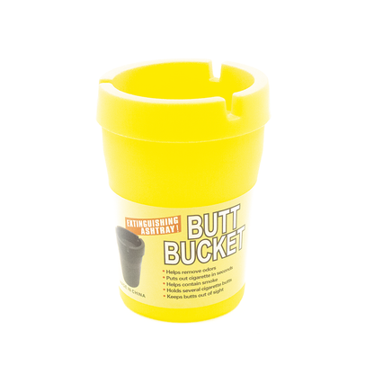 ASHTRAY - ASH BUCKET - YELLOW The Bong Shop