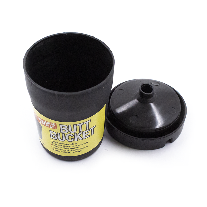 ASHTRAY - ASH BUCKET - BLACK The Bong Shop