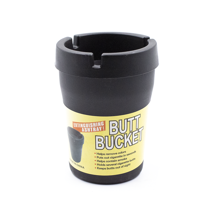 ASHTRAY - ASH BUCKET - BLACK The Bong Shop