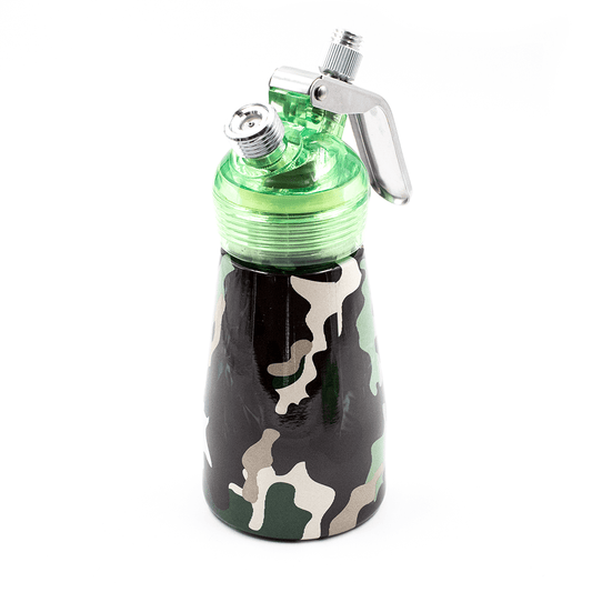 CREAM DISPENSER - 237ml Camo Green/Brown Special Blue