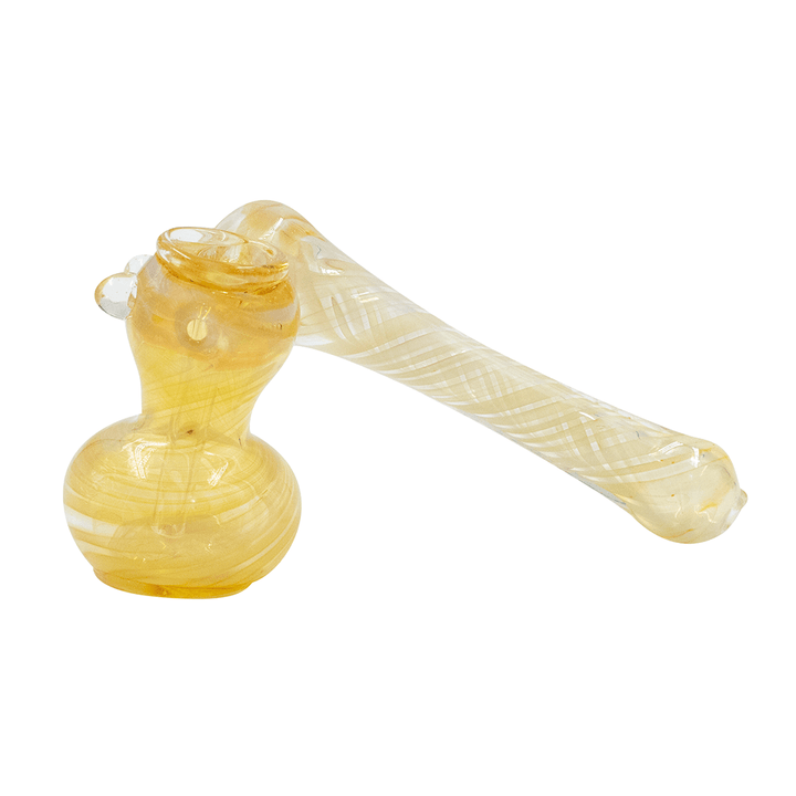 G HAMMER SIDE TWISTED STEM YELLOW The Bong Shop