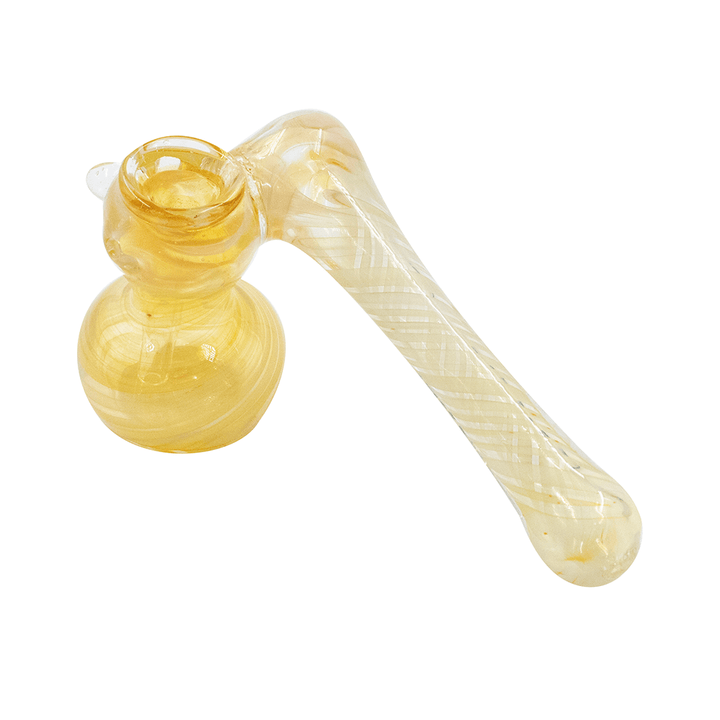 G HAMMER SIDE TWISTED STEM YELLOW The Bong Shop