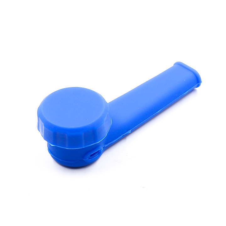 PIPE - SILICONE WITH CAP DARK BLUE The Bong Shop