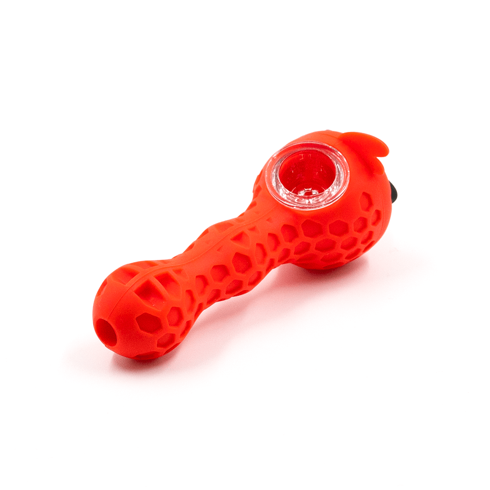 PIPE- SILICONE MAD RED BIRD The Bong Shop