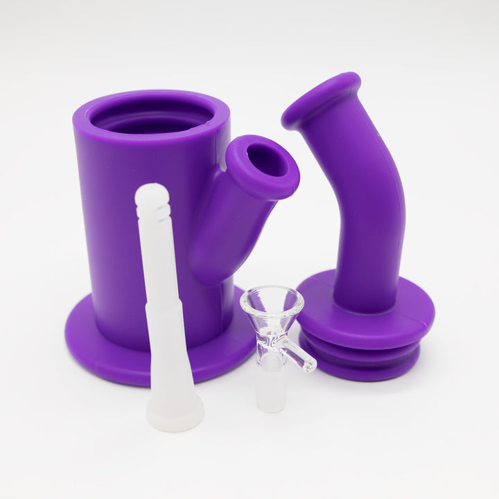 Fuel Up Silicone Bong - Purple The Bong Shop