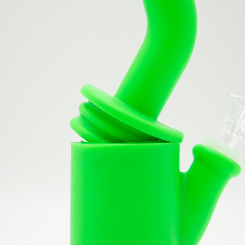 Fuel Up Silicone Bong - Green The Bong Shop