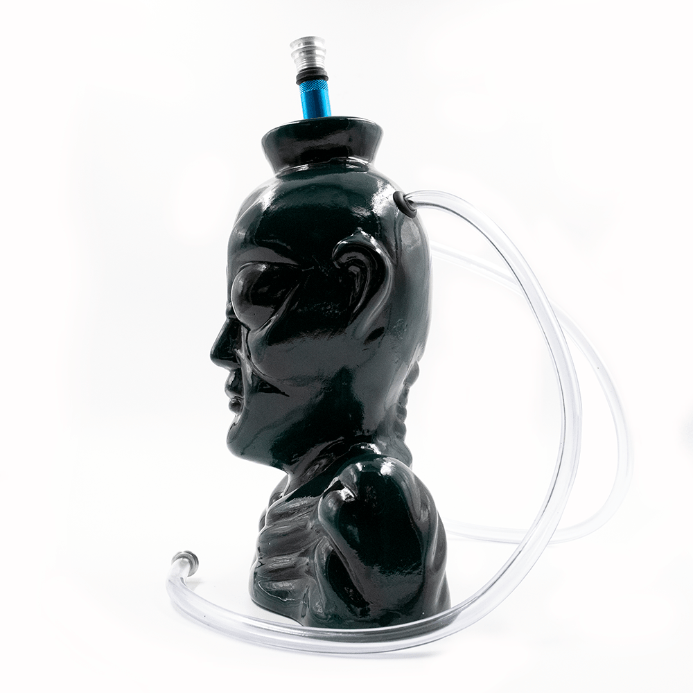 Alien Ceramic Hose Bong - Dark Green The Bong Shop