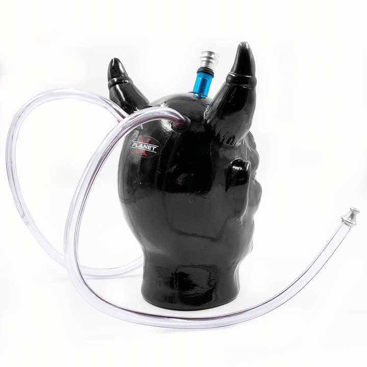 DEMON HEAD - CERAMIC HOOKAH BONG WITH 2 HOSES - 24CM – The Bong Shop