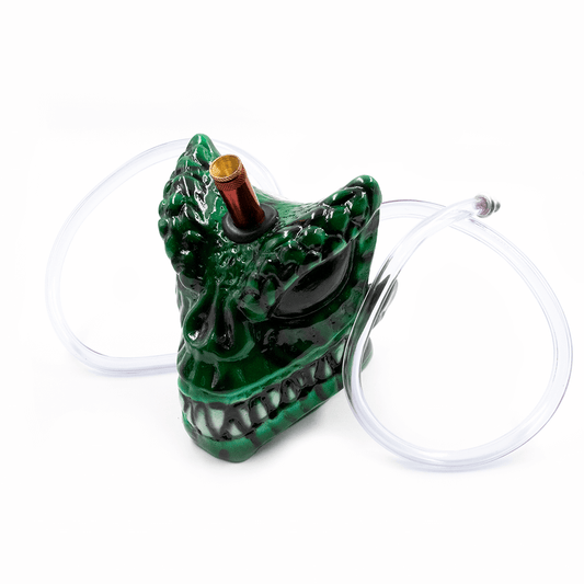 Gremlin Ceramic Hose Bong - Green The Bong Shop