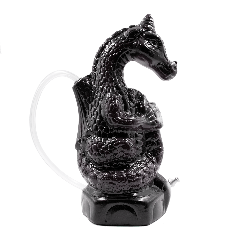 Dragon Ceramic Hose Bong - Purple The Bong Shop