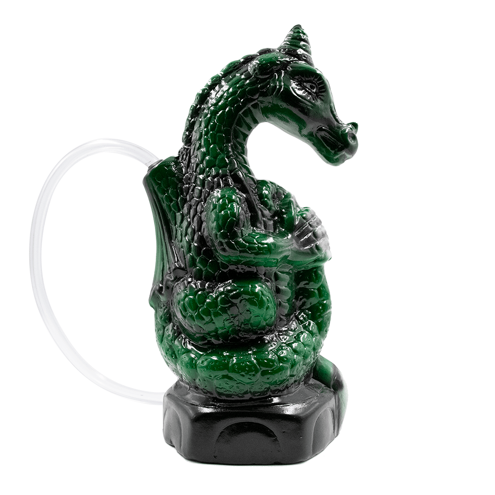 Dragon Ceramic Hose Bong - Green The Bong Shop