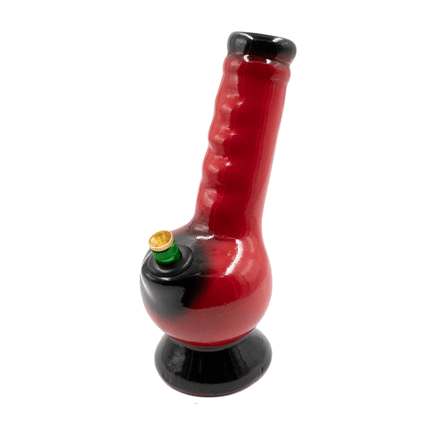Bubble Ceramic Bong - Dark Red The Bong Shop