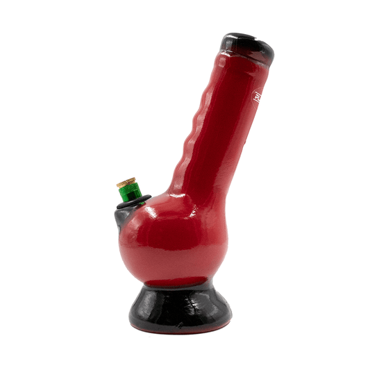 Bubble Ceramic Bong - Dark Red The Bong Shop