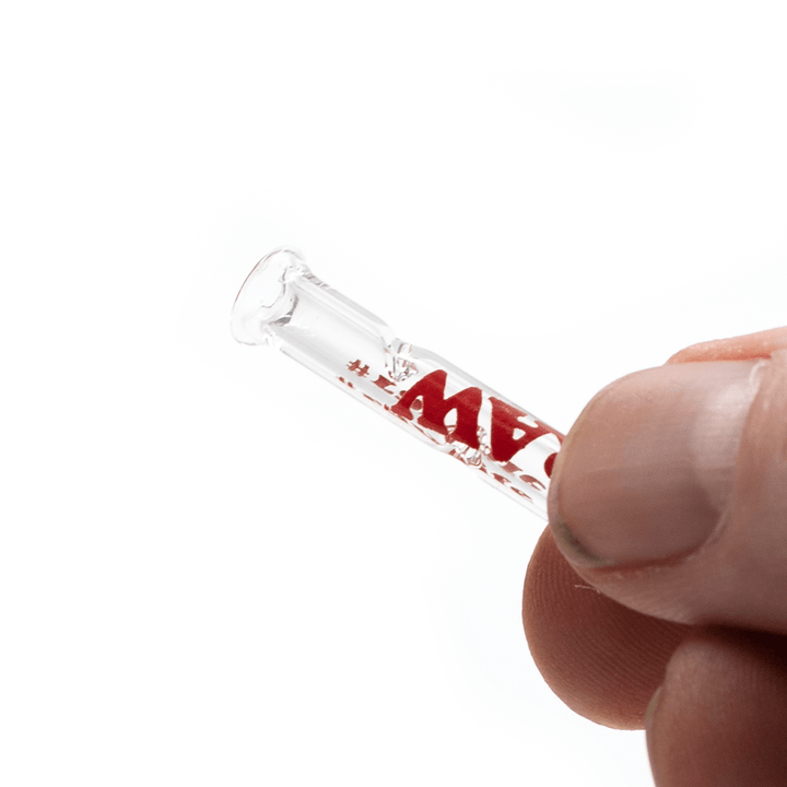 RAW 6mm GLASS TIPS - ROUND MOUTHPIECE – The Bong Shop