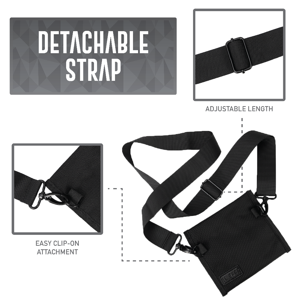 Smellproof & Lockable DL Pouch DL Bags
