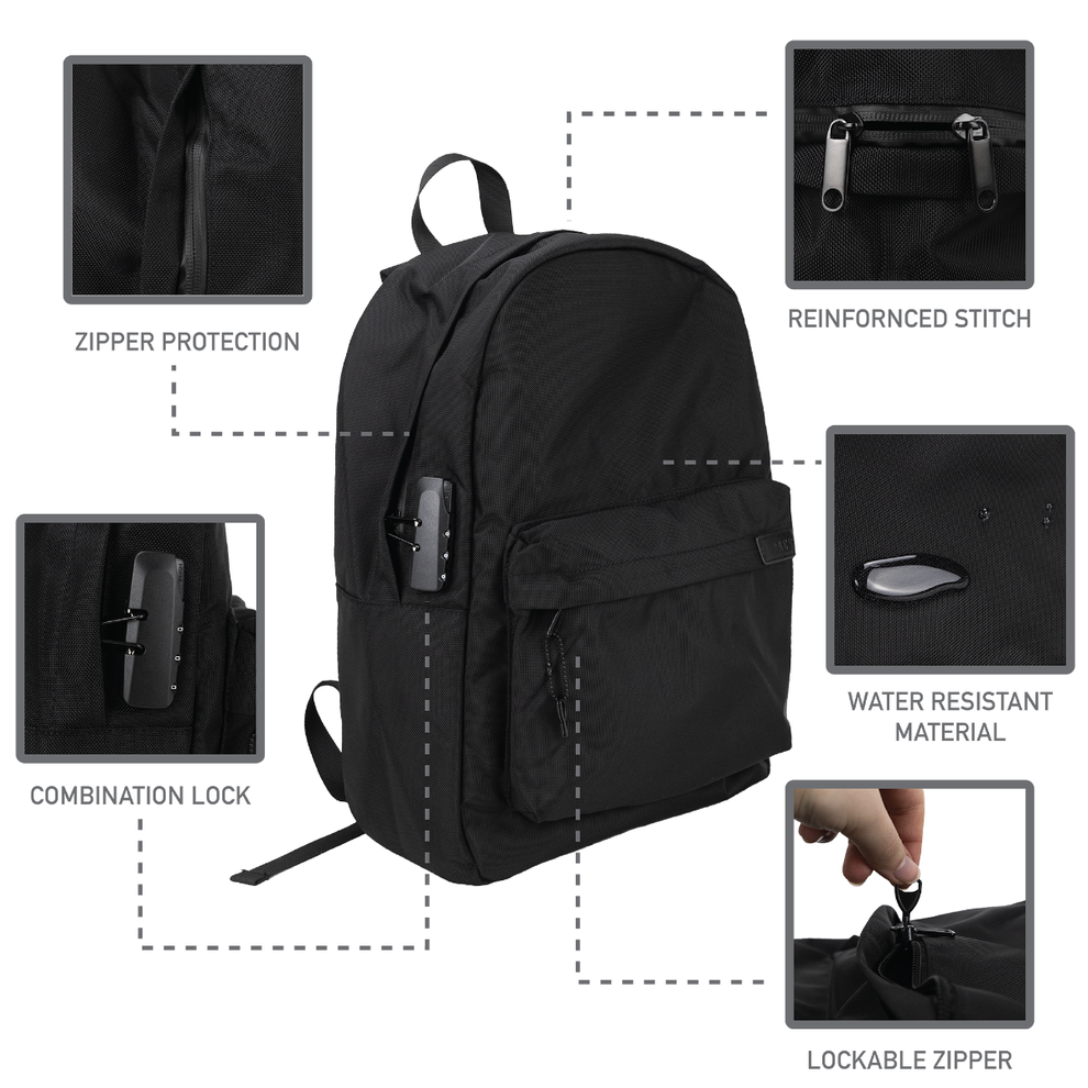 DL BAGS - SMELLPROOF LOCKABLE BACKPACK – The Bong Shop