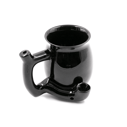PIPE- WAKE AND BAKE MUG BLACK Wake 'n' Bake