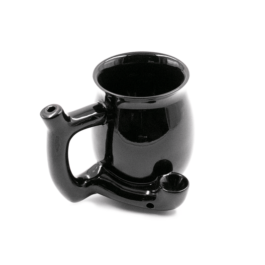 PIPE- WAKE AND BAKE MUG BLACK Wake 'n' Bake