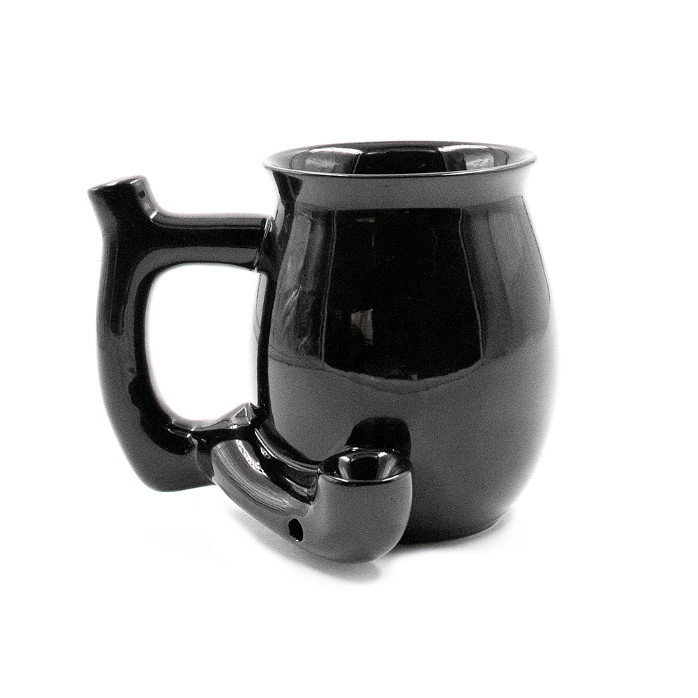 PIPE- WAKE AND BAKE MUG BLACK Wake 'n' Bake