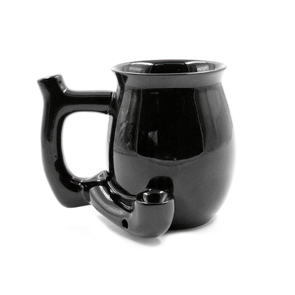 PIPE- WAKE AND BAKE MUG BLACK Wake 'n' Bake