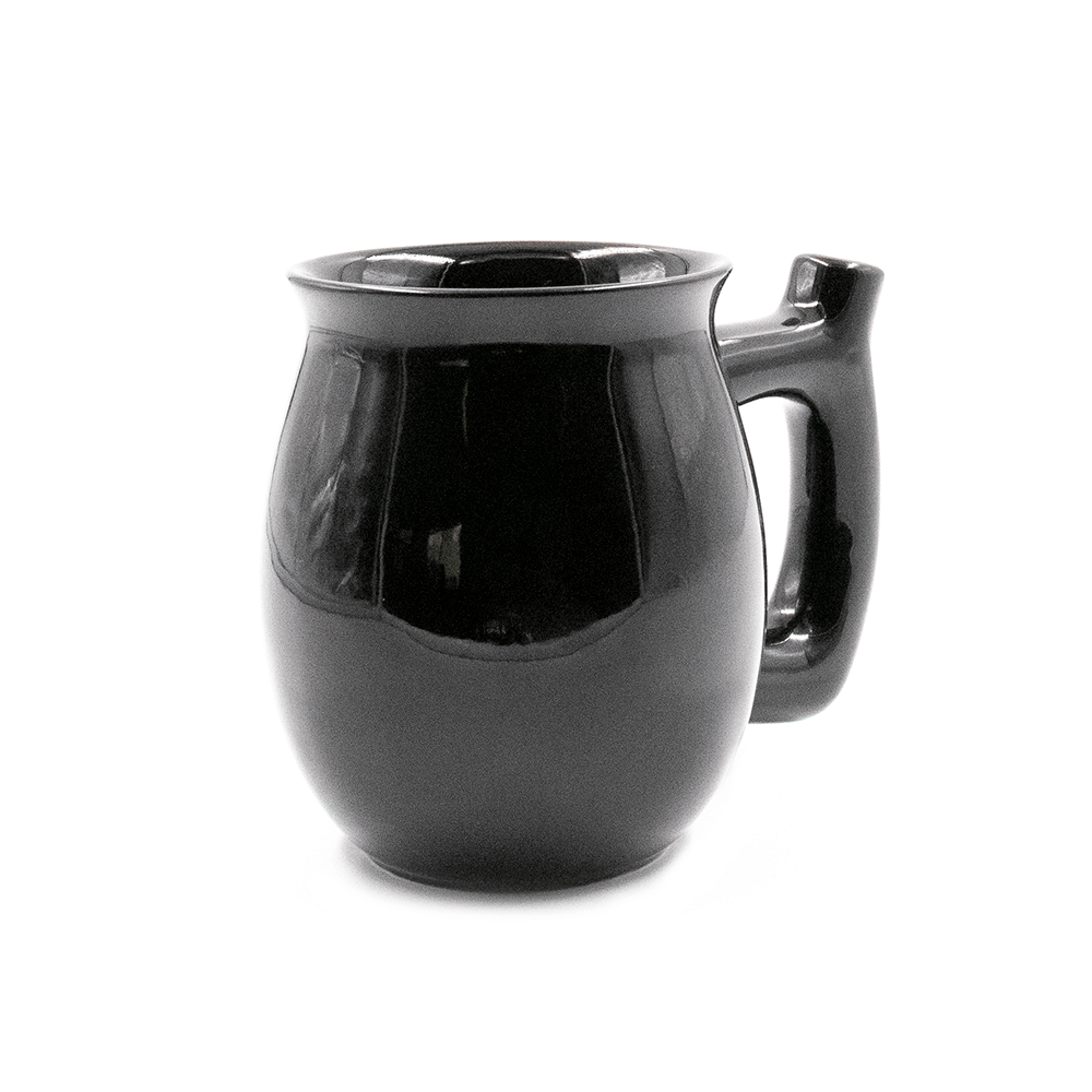 PIPE- WAKE AND BAKE MUG BLACK Wake 'n' Bake