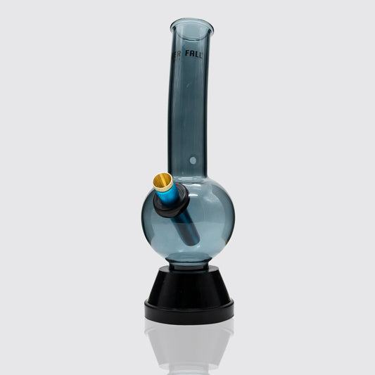 Zap Squash V4 Glass Bong - Black Waterfall